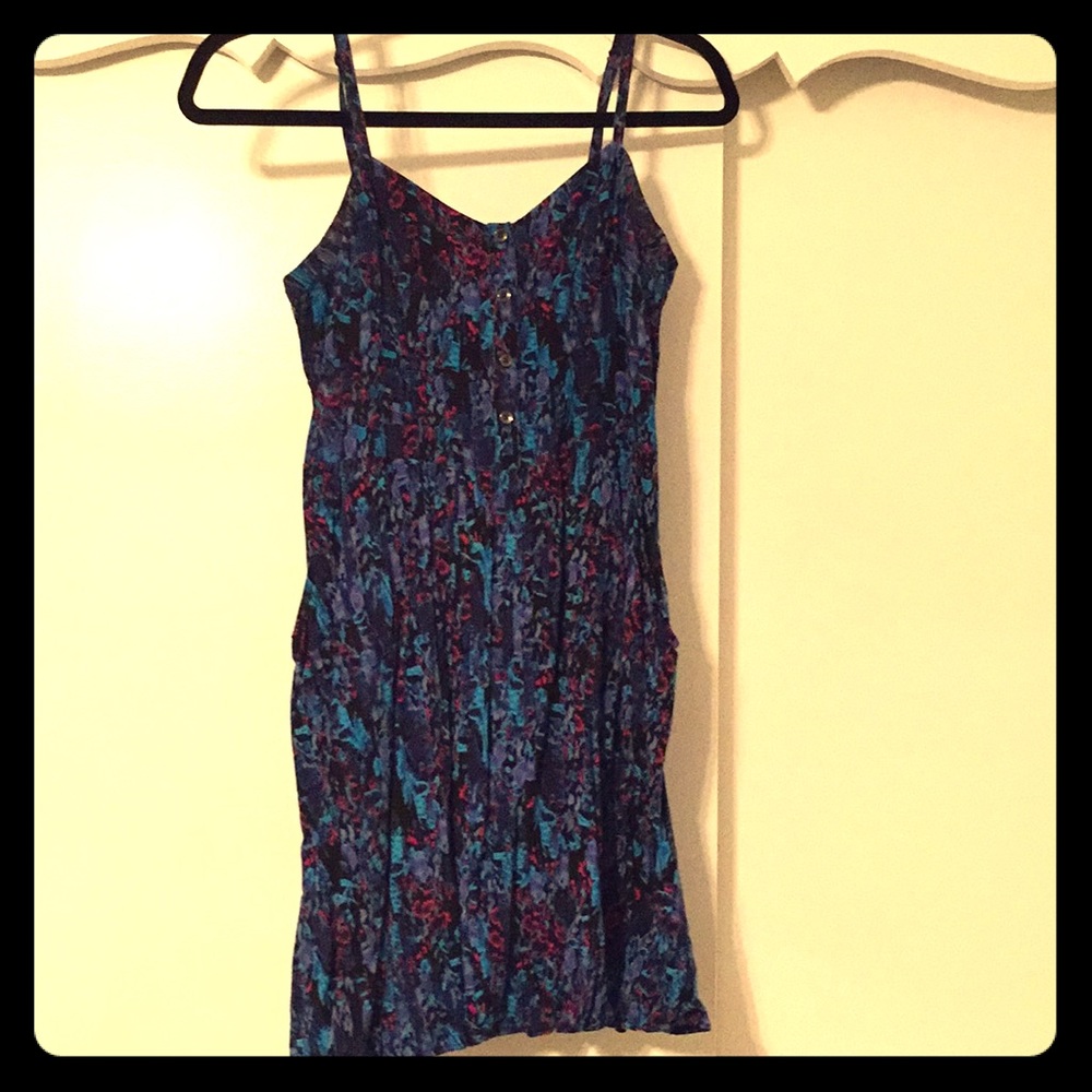Spaghetti strap bluesy summer dress from Express